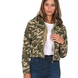 Women's Jou Jou Medium Camo Jacket W/ Hoodie